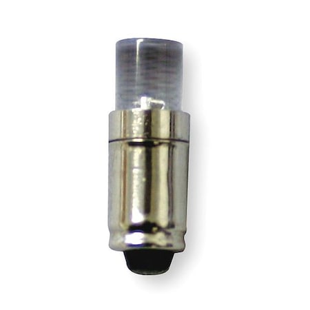 Zoro Select 0.43 W, Compact LED Bulb, Amber, T1-3/4, 1800K Temp. Amber, Non-Dimmable (Formerly LumaPro) LMG-24-A