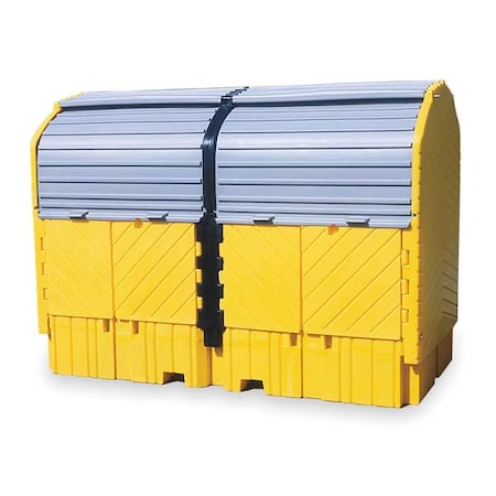 Ultratech Spill Pallet, 535 gal Spill Capacity, 0 Drums, 8,500 lb Load Capacity, Polyethylene 1148