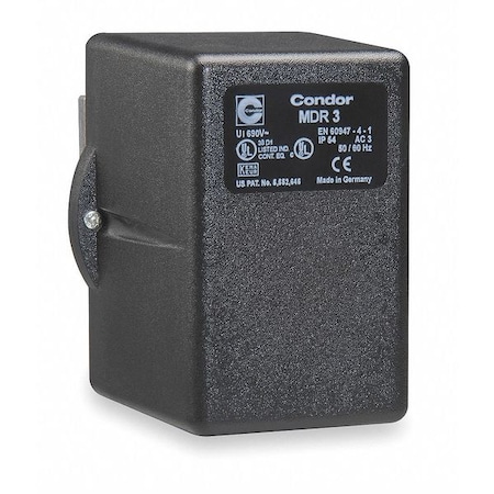 Condor Usa Pressure Switch, Standard, 3PST, 1 Ports, 3/8" FNPT, 45 to 160 psi Range 31GEXXXX