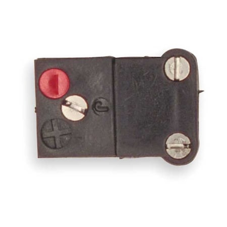 Tempco Thermocouple Jack, J, Black, Miniature TCAR-1014