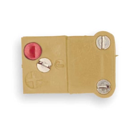 Tempco Thermocouple Jack, K, Yellow, Miniature TCAR-1015