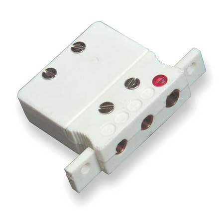 Tempco Panel Jack, Cu, White, Standard 3 Pin TCA-102-154