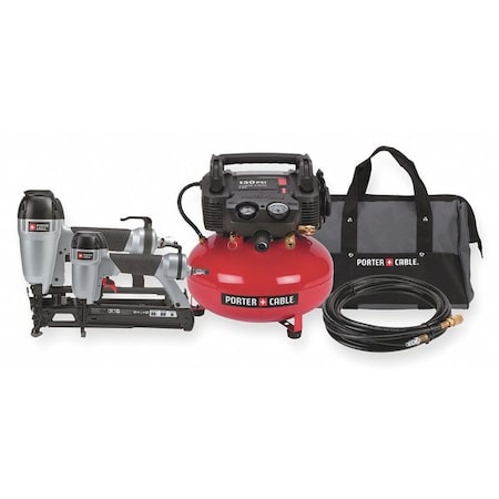 Porter-Cable Finish Nailer/Brad Nailer Compressor Combo kit CF6221