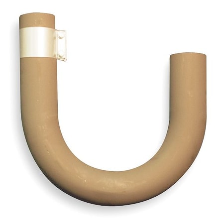Dayton U-Bend Fitting w/Clamp, 4 In 3F835