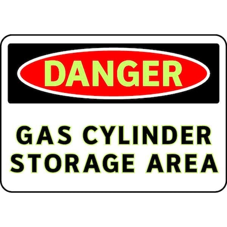 Brady Danger Sign, 7 in H, 10 in W, Vinyl, Rectangle, English, 102441 102441