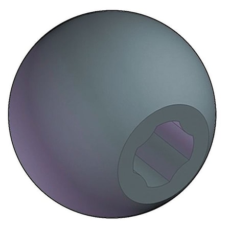 Innovative Components Universal Ball Knob No Insert, 1/4", 5/16", M6, M8 Thread Size, 1.25"L GN4X-5X-B3-----