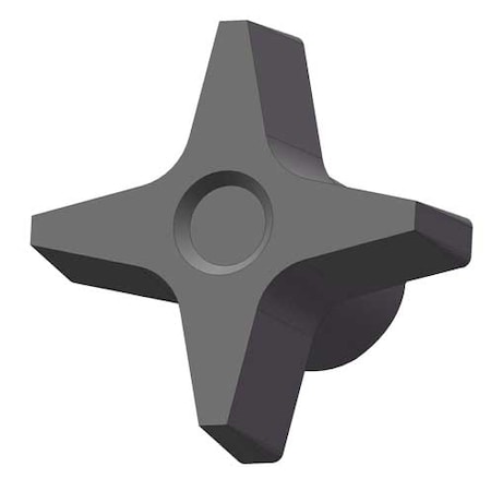 Innovative Components Four Prong Knob, 5/16-18 Thread Size, 1"L, Blind Tap, Steel GN5C----4P4B-22