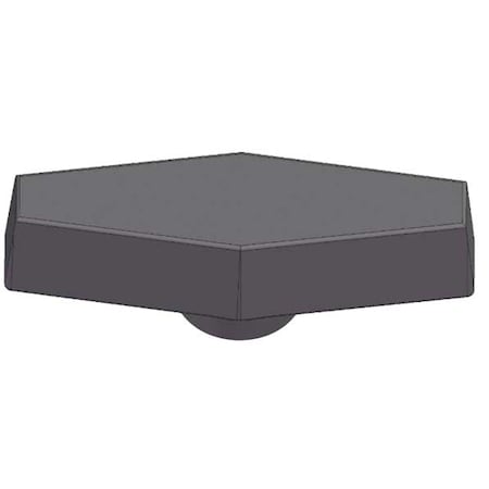 Innovative Components T Knob, 1/2-13 Thread Size, 1.125"L, Blind Tap, Steel GN8C----T9-BN21