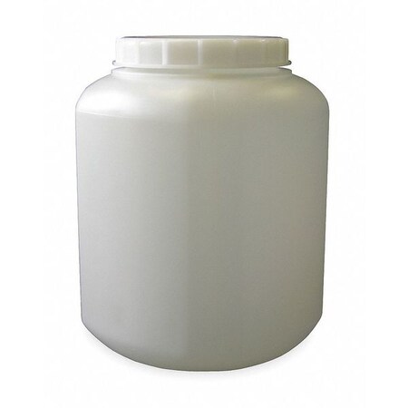 Vestil Round Plastic Bottle, Wide Mouth, 64 Ounce BTL-BW-64