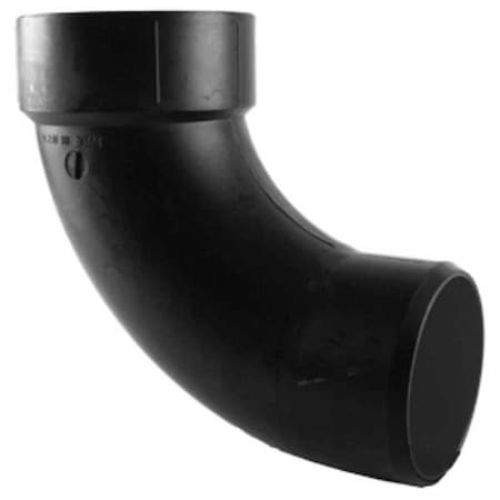 Zoro Select 90 Long Sweep Elbow, 1-1/2 In HubxSpigot 03060