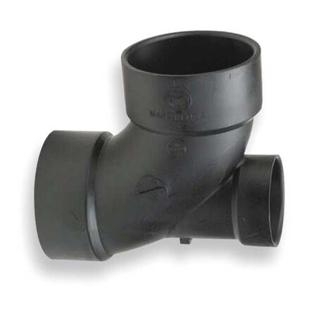 Mueller Industries 90 Elbow w/Heel, 3 In x 1-1/2 In Hub 03041