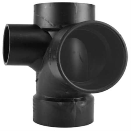 TEE-A　③ Zoro Select San. Tee with Inlet, 3 In x 2 In Hub 02782 | Zoro