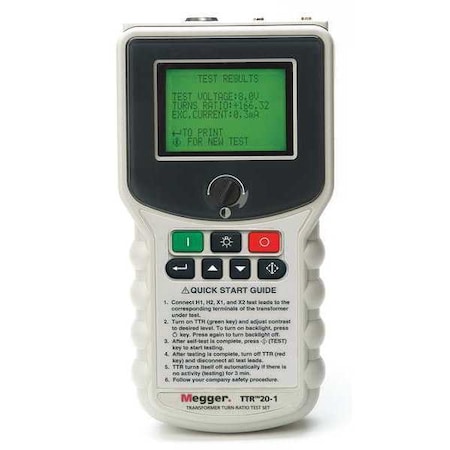 Megger Transformer Turns Ratio Tester TTR20-1