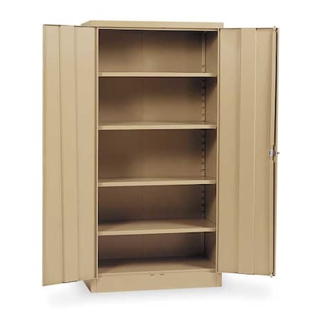 Zoro Select Shelving Storage Cabinet, 72 in H, 36 in W, 24 in D, Swing, Keyed, 4 Shelves, 0 Drawers 1UFD8