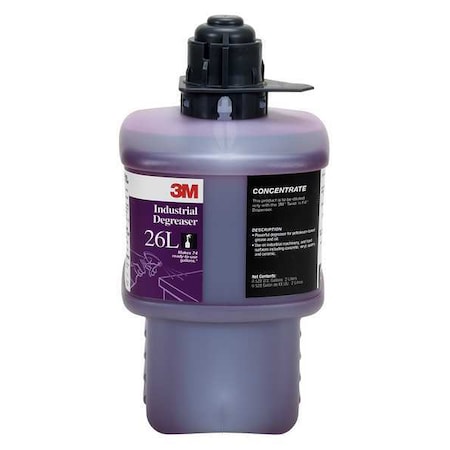 3M Industrial Degreaser, 2L Bottle, Liquid, Red 26L