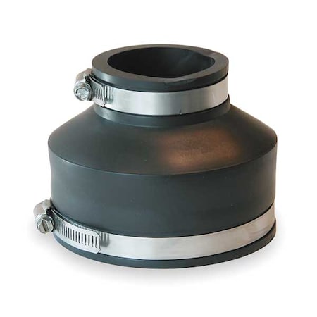 Fernco Flexible Coupling, For Pipe Size 4" x 2" 1056-42