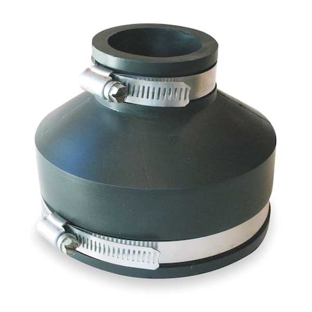 Fernco Flexible Coupling, For Pipe Size 4x1-1/2" 1056-415
