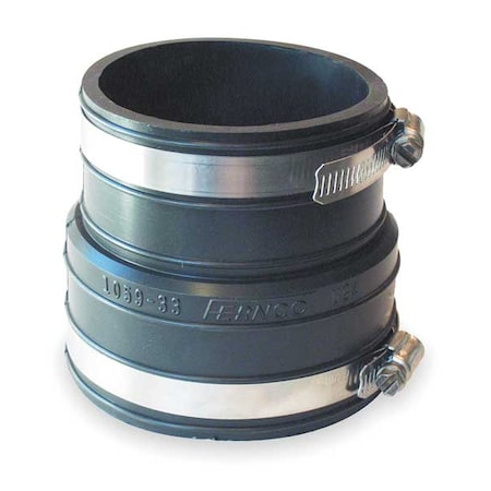 Fernco Flexible Coupling, For Pipe Size 3" x 3" 1059-33