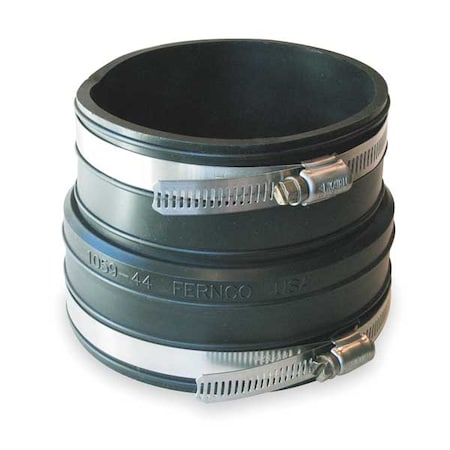 Fernco Flexible Coupling, For Pipe Size 4" x 4" 1059-44