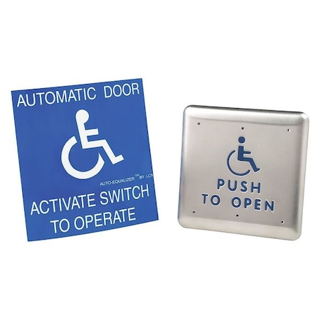 Lcn Push Plate Actuator, 4 3/4 x 4 3/4 In 8310-853T