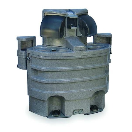 Polyjohn Floor Mount, Single Foot Pedal, Granite, Portable Hand Washing Station GRNG-SK3-3000