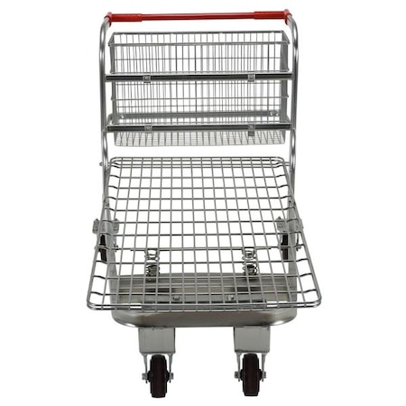 Zoro Select Wire-Sided Platform Truck, 59-1/4 In. L WIRE-L