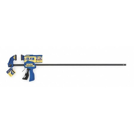 Irwin 36" Bar Clamp, High Impact Plastic Resin Handle and 3-1/4" Throat Depth 536QCN