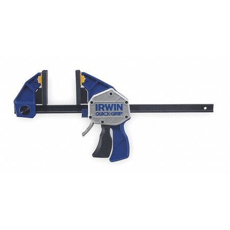 Irwin 12" Bar Clamp, High Impact Plastic Resin Handle and 3-3/4" Throat Depth 2021412N