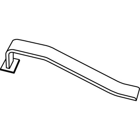 Rockwood Door Guard, Lever Handle Trim Protector R111LPB.32D | Zoro