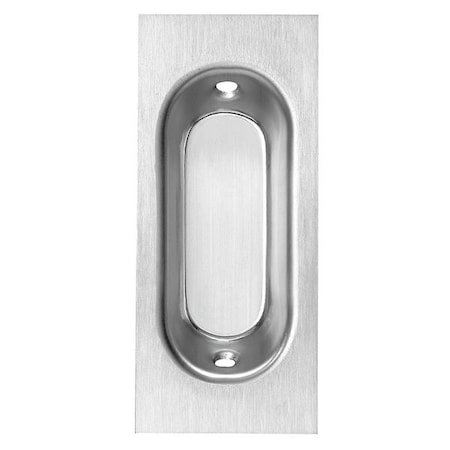 Rockwood Recessed Pull Handle, Clips/Fasteners, Chrome, Clips/Fasteners 870.32D