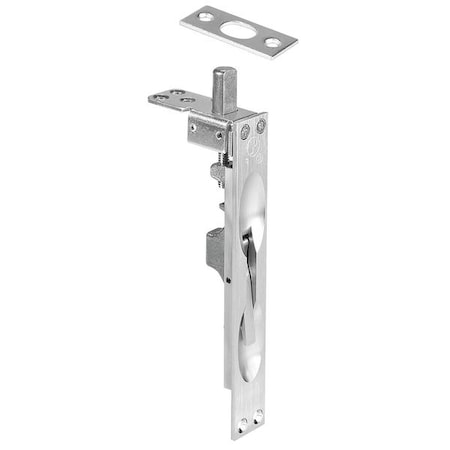 Rockwood Lever Extension Flush Bolt, Satin Chrome 557.26D