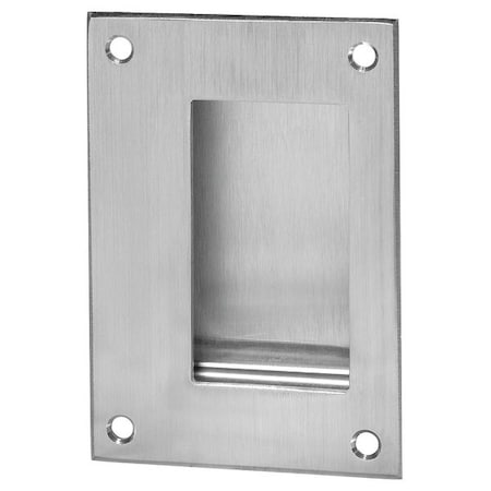 Rockwood Recessed Pull Handle, Clips/Fasteners, Satin, Clips/Fasteners 94.32D