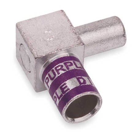 Abb Flag Connector, Male, 4/0 AWG, Purple FLAG40