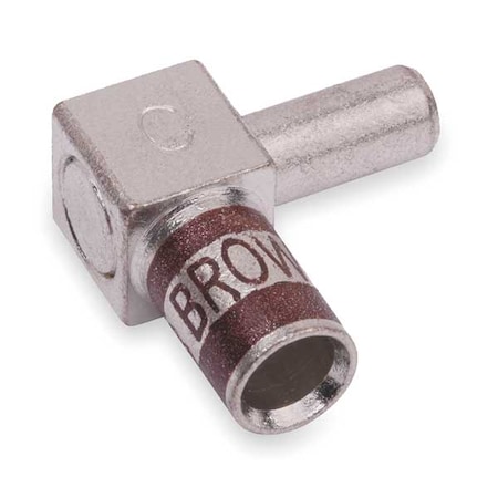 Abb Flag Connector, Male, 2 AWG, Brown FLAG2