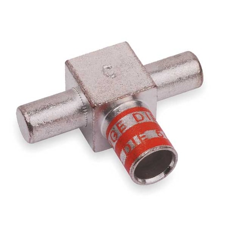 Abb Tee Connector, Male, 3/0 AWG, Orange TEE30