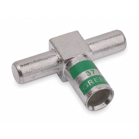 Abb Tee Connector, Male, 1 AWG, Green TEE1