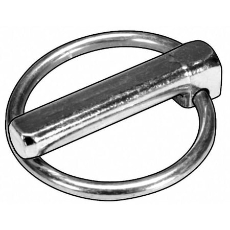 Itw Bee Leitzke Lynch Pin, 1-9/16 in L, 1/4 in Dia., PK10