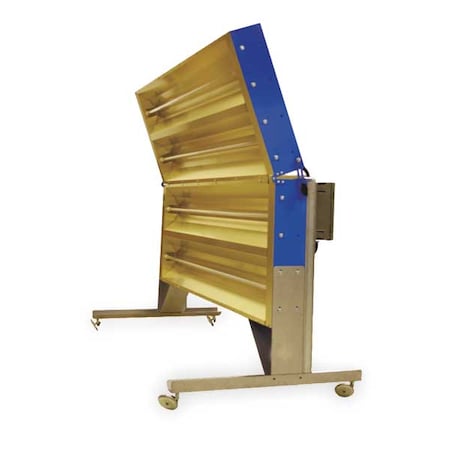 Fostoria Electric Infrared Heater, 1 or 3 Phase, Steel, 16,382 BtuH, 240V AC 4800 W HP-5-QT