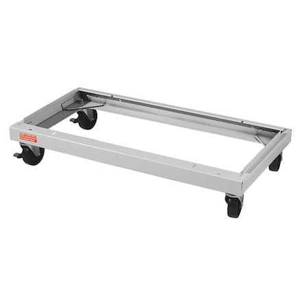 Tennsco Caster Kit, 36 in W x 18 in D, Lt Gray CK18LGY