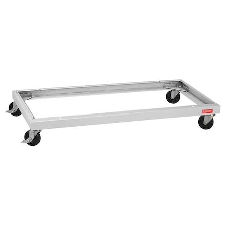 Tennsco Caster Kit, 48 in W x 24 in D, Lt Gray CK4824LGY