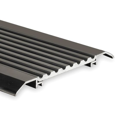 National Guard Saddle Threshold, Fluted Top, 4 ft., Alum 8140X8144X8140-4