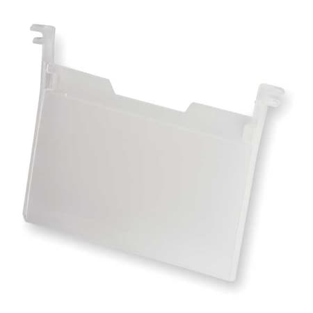 Akro-Mils Plastic Label Holder, Clear, 5 3/4 in L, 6 PK 35010