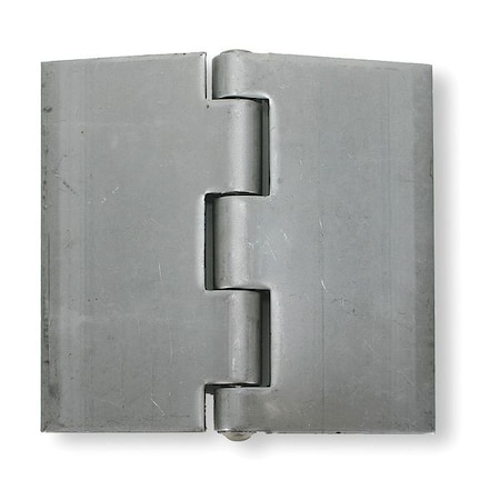 Zoro Select Door and Butt Hinge, Stainless Steel, Full Surface Mounting, 3 in Leaf W x 3 1/2 in Leaf H 3HTL6