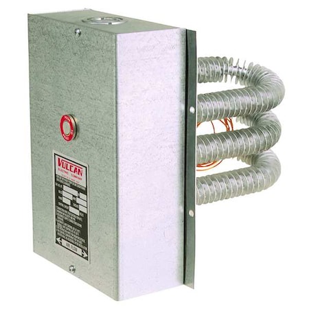 Vulcan Finned Tubular Air Duct Heater, 480V VFT912-12C
