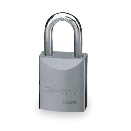 Master Lock Padlock, Keyed Different, Standard Shackle, Rectangular Steel Body, Boron Shackle, 29/32 in W 7040