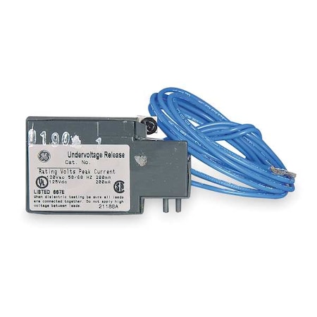 Ge Undervoltage Release, GE Spectra Series Circuit Breakers, 120V AC/125V DC, 15 A, 1,200 A SAUV1