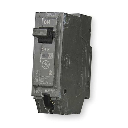 GE Molded Case Circuit Breaker, THQL Series 20A, 1 Pole, 120/240V AC THQL1120HM