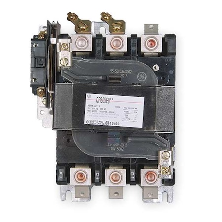 Ge 120VAC Non-Reversing Magnetic Contactor 3P 90A NEMA 3 CR305E002
