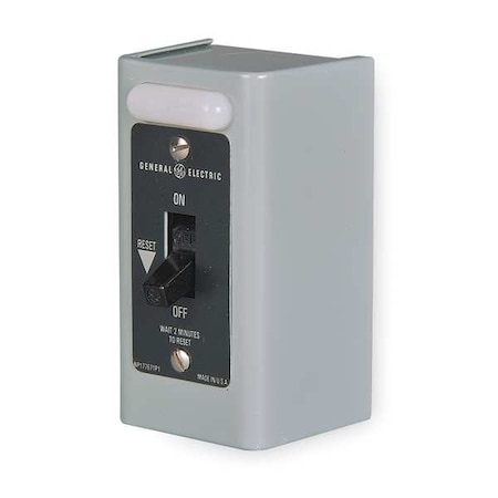Ge Manual Motor Starter, 2 P, 1 Phase, Toggle, 16 A CR101H11