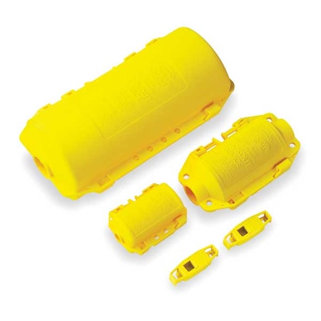 Hubbell Wiring Device-Kellems Lockout Kit, High Visibility Yellow HLDKIT
